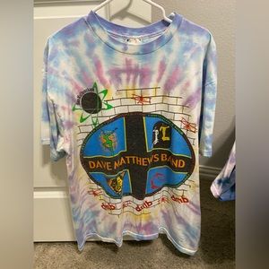 DAVE MATTHEWS BAND SUMMER TOUR TYE DYE T SHIRT